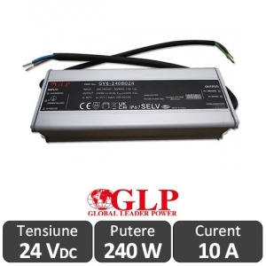 Sursa alimentare GLP LED 240W 10A 24V IP67