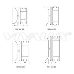 Sursa alimentare MPD LED 48W 12V-4A