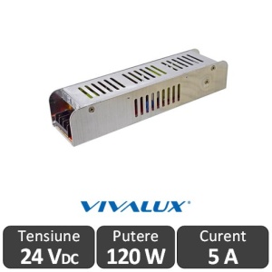 Sursa alimentare VIVALUX LED 120W 24V IP20