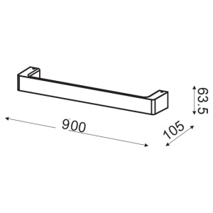 CORP ILUMINAT ACA LIGHTING ZD810418LEDWH ALB LED