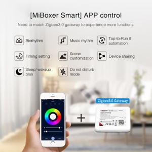 Controler Zigbee MiBoxer Smart monocolor RF, 12A, 12-24V
