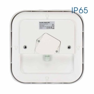 Plafonieră LED Vivalux DOLCE 15W Pătrat Alb sau Negru alb-neutru IP65