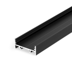 Profil LED aparent VARIO 30-01, negru, lungime 2m