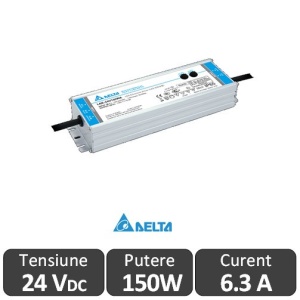 Sursa alimentare LED Delta Electronics 150W 24V 6,25A IP67
