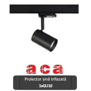 ACA Reflector interior sina GU10 TS68 Alb/Negru/Gri