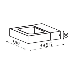 CORP ILUMINAT ACA LIGHTING ZD80856LEDBK NEGRU LED