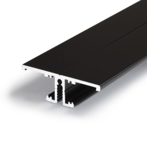 Profil LED aparent BACK 10, negru, lungime 2m