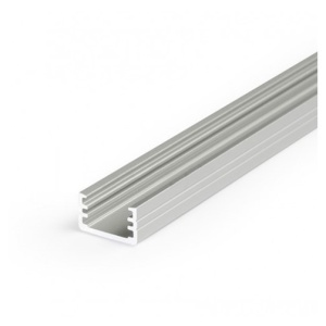 Profil LED aparent SLIM 8, aluminiu anodizat, lungime 2m
