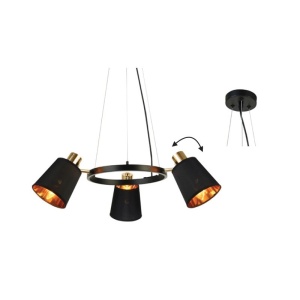 Lampa suspendata EG213P63BK 3xE14