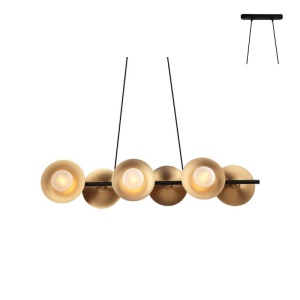 Lampa suspendata HL4326P100BB 6xG9