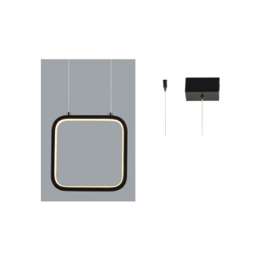 Lampa suspendata V30LEDP22BK 9W