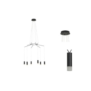 Lampa suspendata YL23P6BK 6xG9