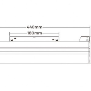 MIBOXER Proiector pliabil șină magnetică Zigbee + RF Dimabil 20W CCT Negru