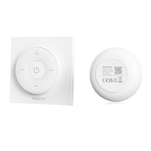MiBoxer Telecomandă rotundă K2 Monocolor/CCT Perete 1 zonă RF Alb sau Negru