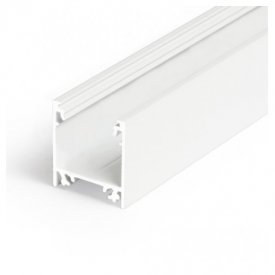 Profil LED aparent LINEA 20, alb, lungime 2m