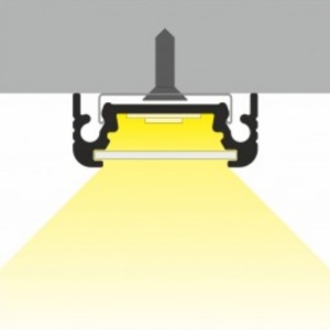 Profil LED aparent SURFACE 10, aluminiu anodizat, lungime 2m