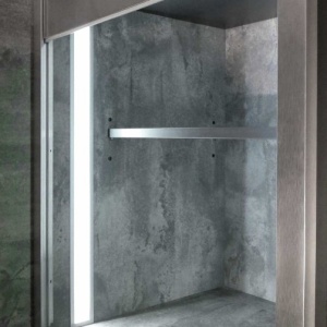 Profil LED încastrat FLAT 8, alb, lungime 3m
