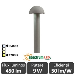 Spectrum Aquatique 9W IP44 2700-6500K 1m Alb-Cald/Alb-Rece