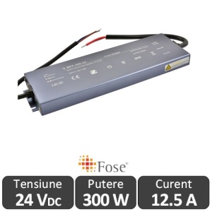 Sursa alimentare FOSE LED 300W 24V IP67