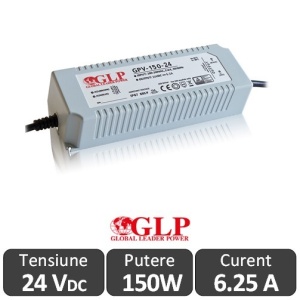 Sursa alimentare GLP LED 150W 24V IP67