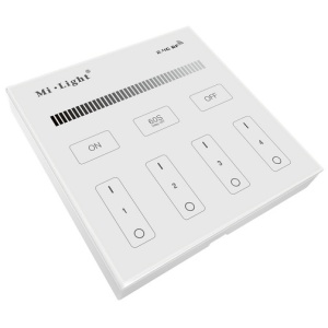 Telecomanda Monocolor Smart Perete 4 zone RF