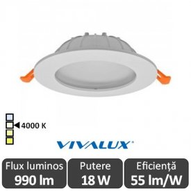Vivalux CALIX LED 18W alb-neutru