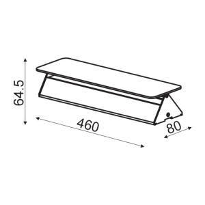 CORP ILUMINAT ACA LIGHTING ZD806415LEDBK NEGRU LED