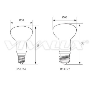 Bec LED Reflector Vivalux 8W 640lm E27 4000K