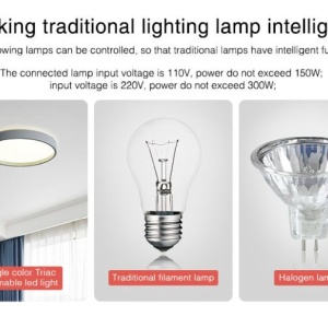 Dimmer Triac RF + Push Dimmer 230V,1.36A 300W