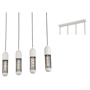 Lampa suspendata HM174P65WH 4xE27