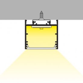 Profil LED aparent VARIO 30-02, negru, lungime 2m