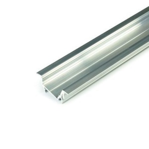 Profil LED încastrat DIAGONAL 14, aluminiu neanodizat, lungime 2m