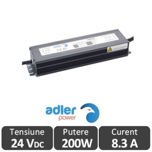 Sursa alimentare ADLER LED 200W 24V IP67