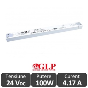 Sursa alimentare Slim GLP LED 100W 24V IP20