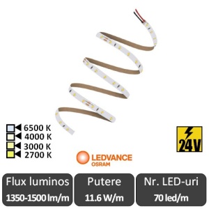 Bandă LED flexibilă - OSRAM Ledvance Performance PSM-1500 rolă 5m alb/alb-cald/neutru/rece