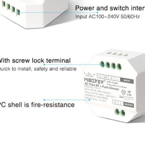 Dimmer Triac RF + Push Dimmer 230V,1.36A 300W