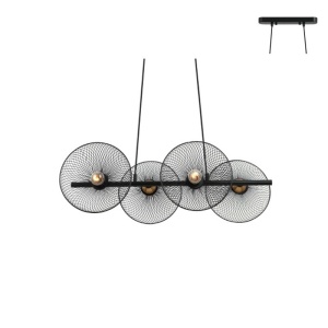 Lampa suspendata HL45844P71B 4xE27