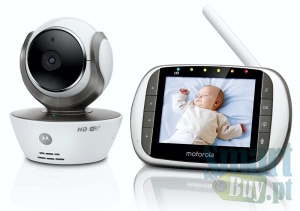 Intercomunicador HD p/ Bebés Motorola MBP853 c/ Wifi