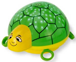 Projetor Noturno Touch Tartaruga Led p/ Crianças