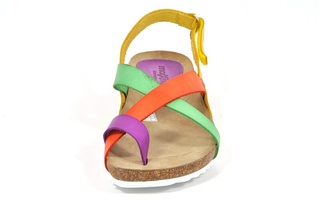 Sandale multicolore Morxiva, din piele naturala DS84