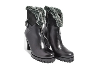 Botine dama din piele naturala