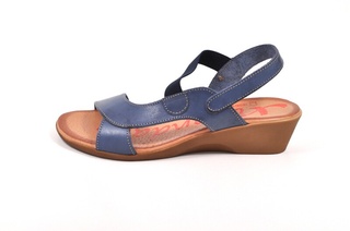 Sandale albastre Xusandalia din piele naturala DS21