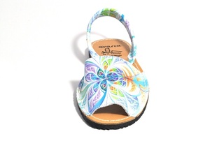 Sandale Avarca multicolore Grace, piele naturala