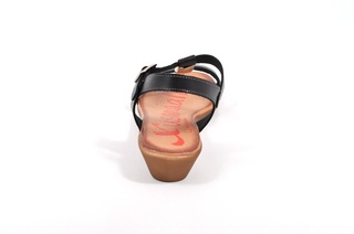 Sandale negre Xusandalia din piele naturala DS16