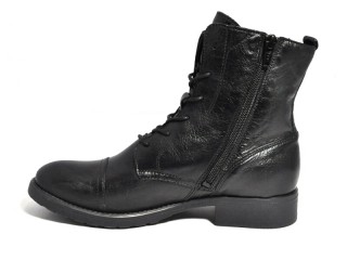Ghete negre piele naturala Sarah