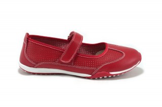 Pantofi rosii din piele naturala DP6