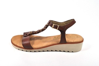 Sandale maro In shoes, din piele naturala