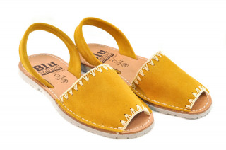 Sandale Avarca Lexie yellow, piele naturala