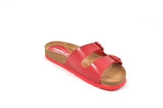 Sandale rosii Morxiva, din piele naturala DS50