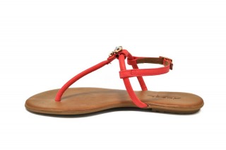 Sandale rosii piele naturala Berta